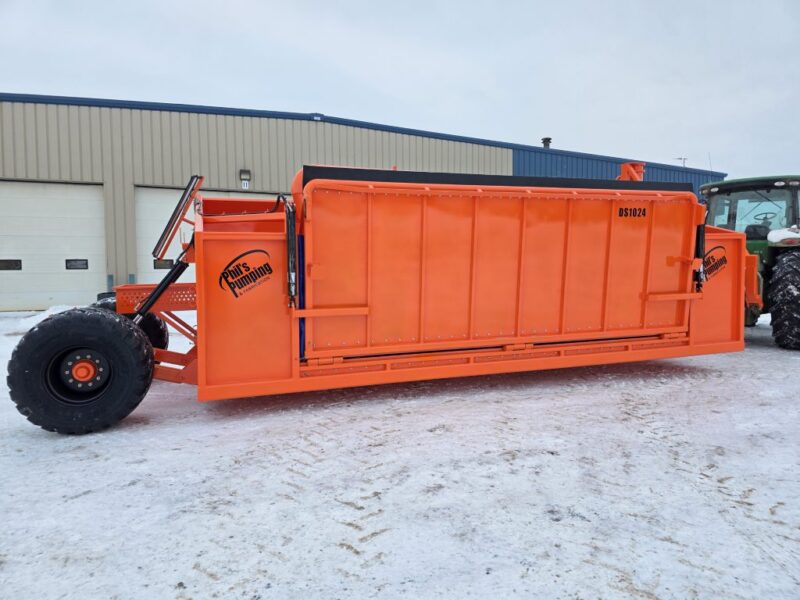 Phil’s 10,000 Gallon Pumping Dumpster w. 8″ Load Stand