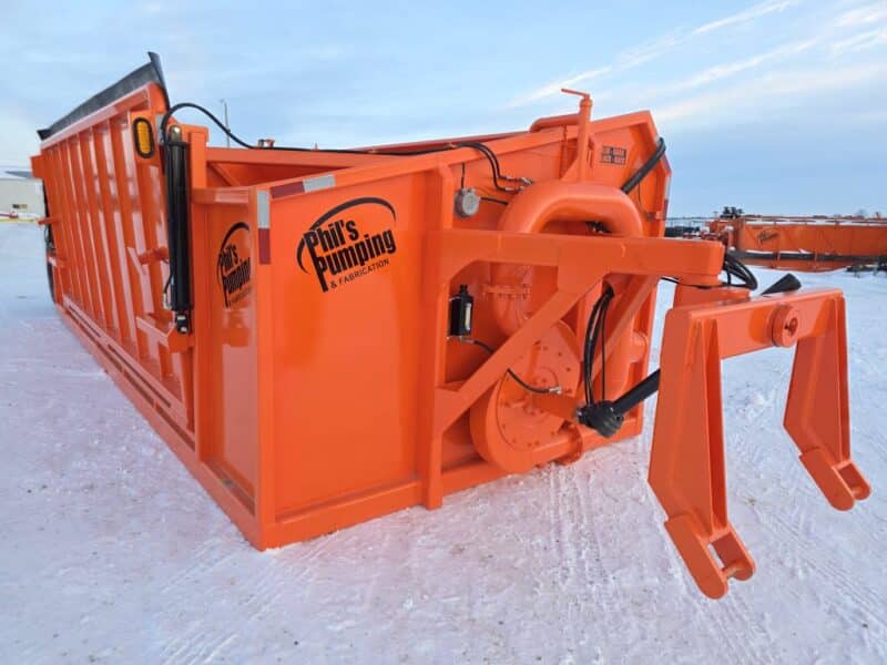 New Phil’s 10,000 Gallon Pumping Dumpster High Volume Pump