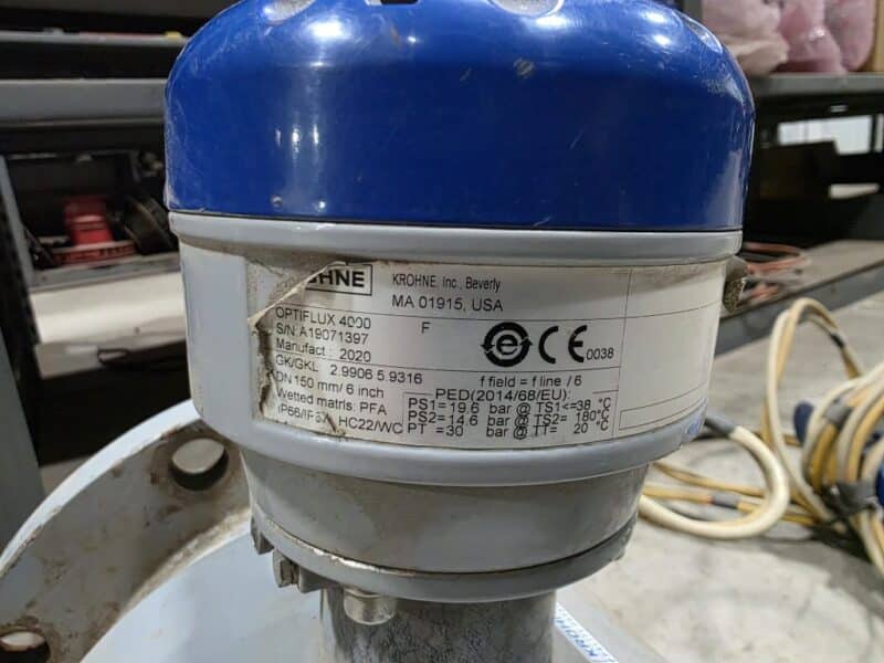 6″ Krohne Flowmeter and Readout Head