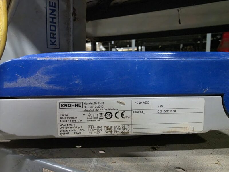 6″ Krohne Flowmeter and Readout Head