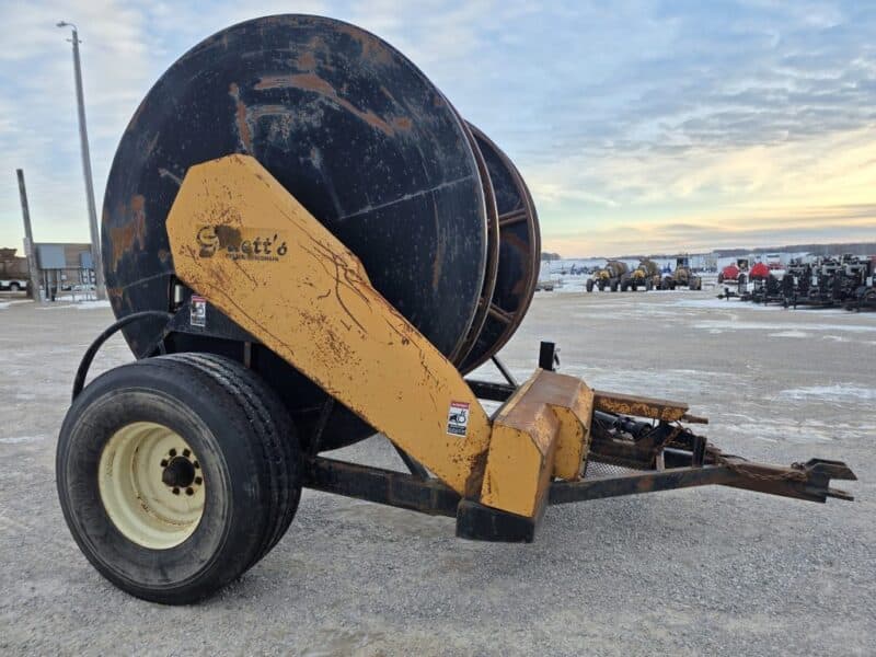 Gruett’s Pto Driven Hose Reel Holds mile of 6″