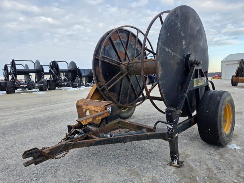Gruett’s Pto Driven Hose Reel Holds mile of 6″