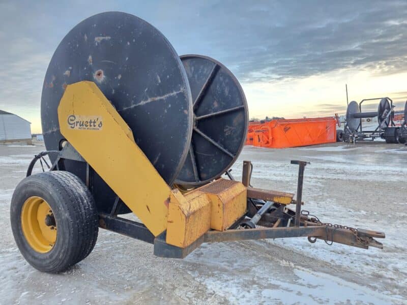 Gruett’s Pto Driven Hose Reel Holds mile of 6″