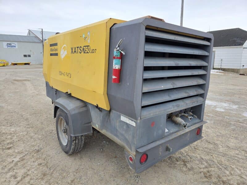 AC-108 750 CFM 2014 Atlas Copco 6.8L John Deere Engine Air Compressor