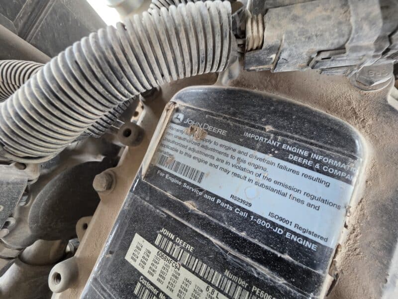 AC-108 750 CFM 2014 Atlas Copco 6.8L John Deere Engine Air Compressor