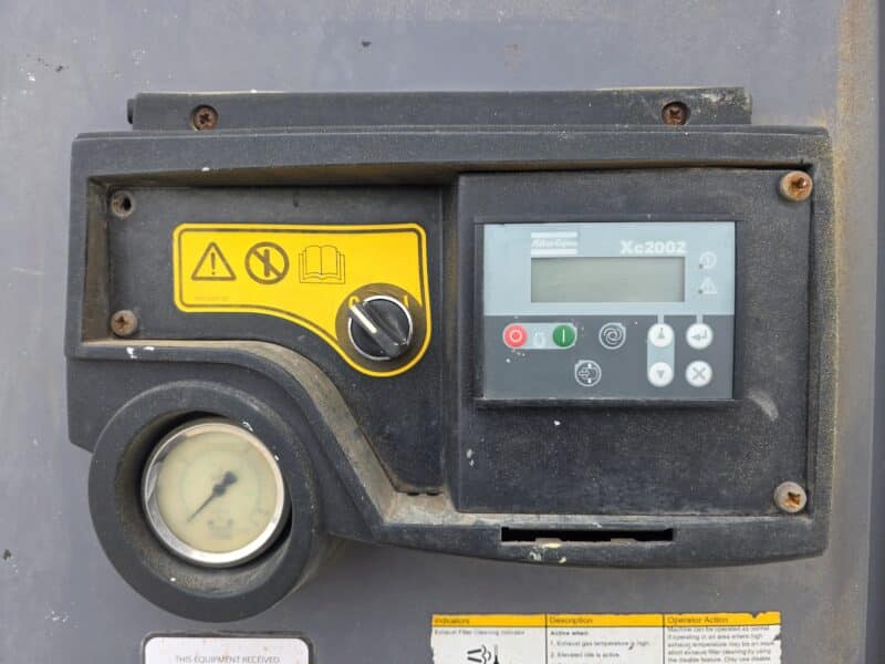 AC-108 750 CFM 2014 Atlas Copco 6.8L John Deere Engine Air Compressor