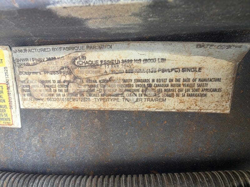 AC-108 750 CFM 2014 Atlas Copco 6.8L John Deere Engine Air Compressor