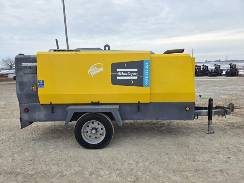 AC-110 750 CFM 2018 Atlas Copco 6.8L John Deere Engine Air Compressor