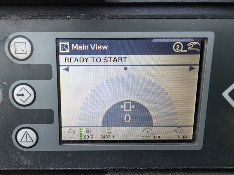 AC-110 750 CFM 2018 Atlas Copco 6.8L John Deere Engine Air Compressor