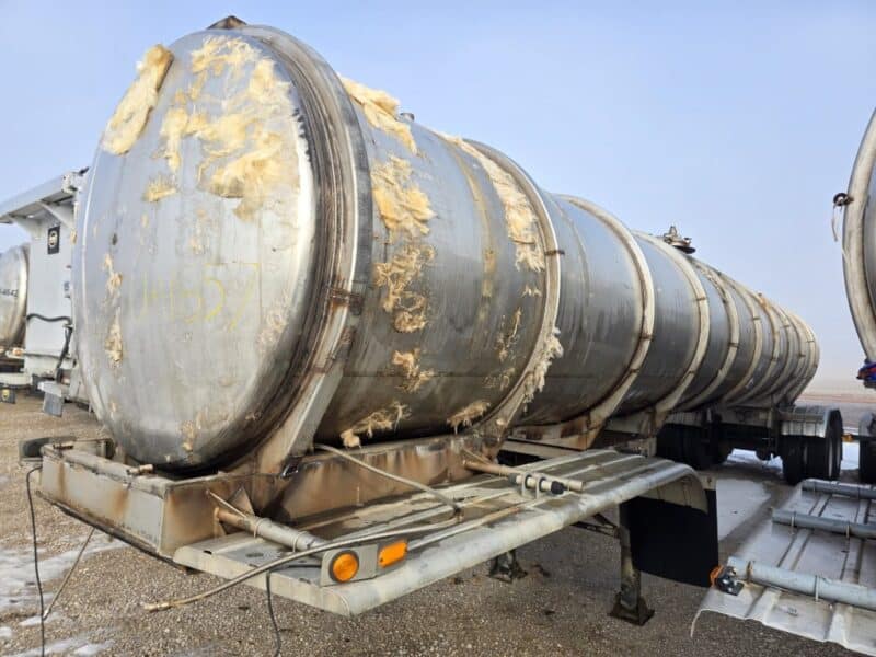 U-4857 1990 Brenner 7000 Gallon Stainless Steel Semi Tanker