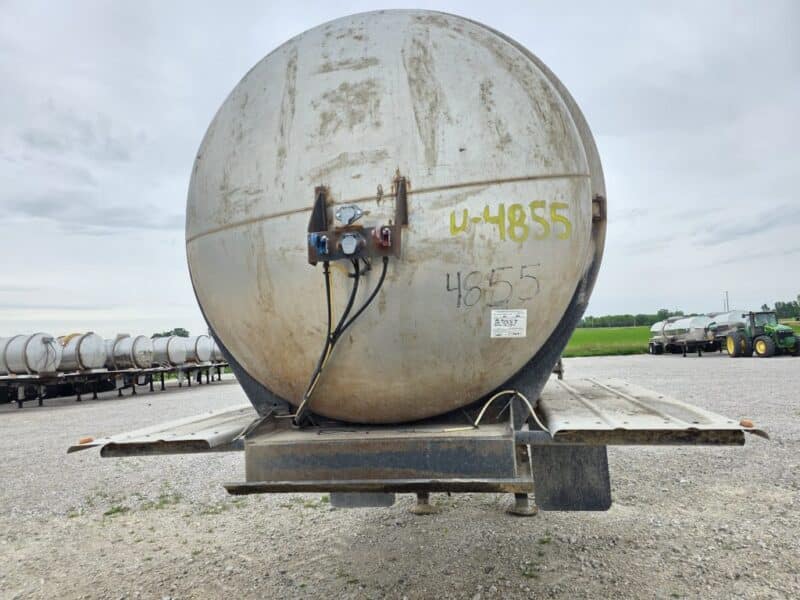 Dual 12″ U-4855 Butler 6700 Gallon Stainless Steel Semi Tanker