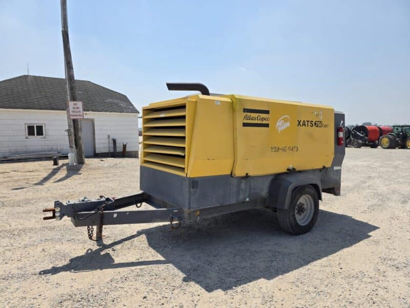 AC-108 750 CFM 2014 Atlas Copco 6.8L John Deere Engine Air Compressor