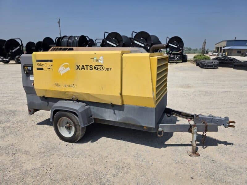 AC-108 750 CFM 2014 Atlas Copco 6.8L John Deere Engine Air Compressor
