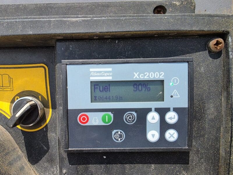 AC-108 750 CFM 2014 Atlas Copco 6.8L John Deere Engine Air Compressor