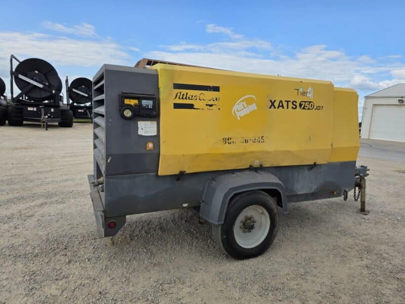 AC-108 750 CFM 2014 Atlas Copco 6.8L John Deere Engine Air Compressor