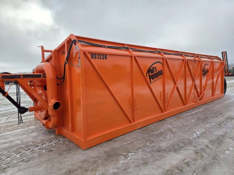 Phil’s Pumping DS1230 16,000 Gallon Manure Transfer Dumpster w. High Volume Pump