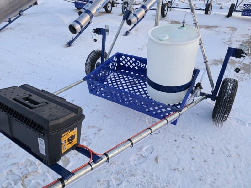 12″x 14″ Phil’s Load Stand w.Basket, Foam Injection, Wheel Jacks & Lights.