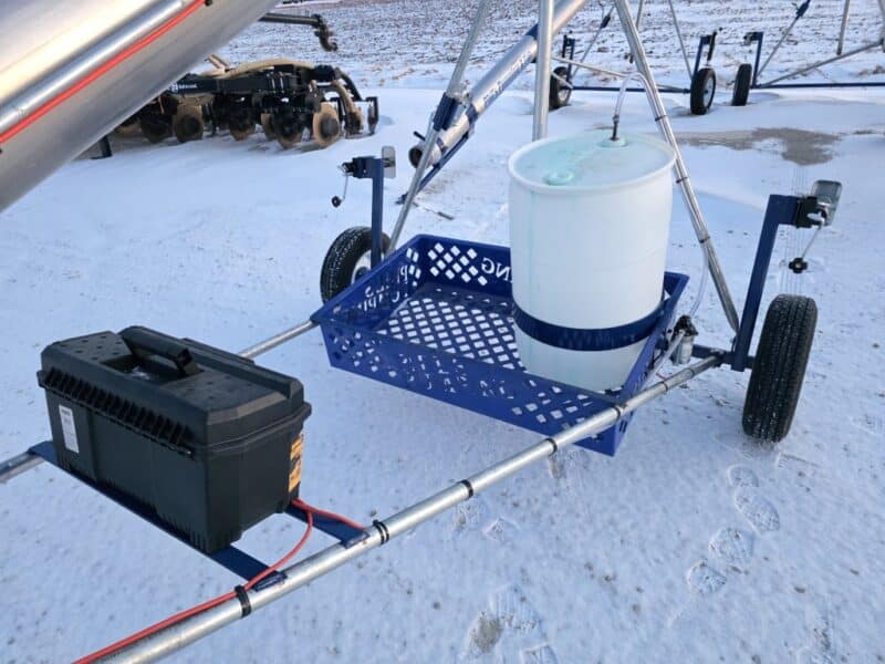 12″ Phil’s Load Stand w.Basket, Foam Injection, Wheel Jacks & Lights.