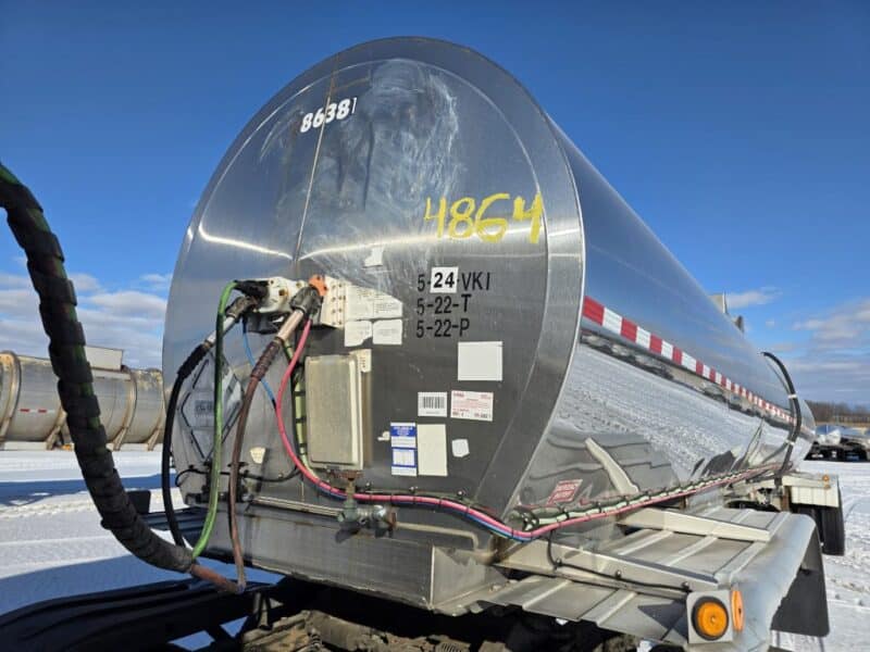 U-4864 2008 Brenner 6000 Gallon Stainless Steel Semi Tanker
