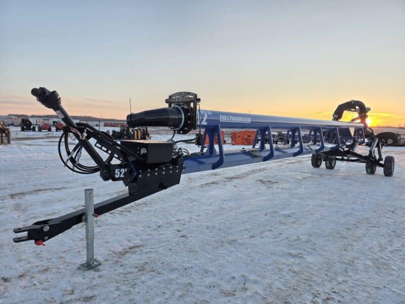 New 52ft Phil’s 12″ Turbo Blaster Lagoon Pump w/ 10″ Agitation Gun & Outrigger Wheels