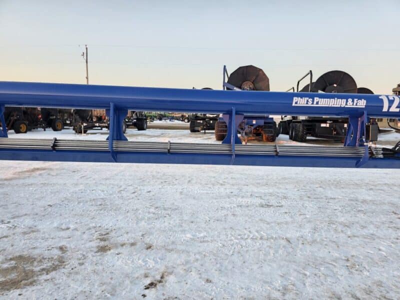 New 52ft Phil’s 12″ Turbo Blaster Lagoon Pump w/ 10″ Agitation Gun & Outrigger Wheels