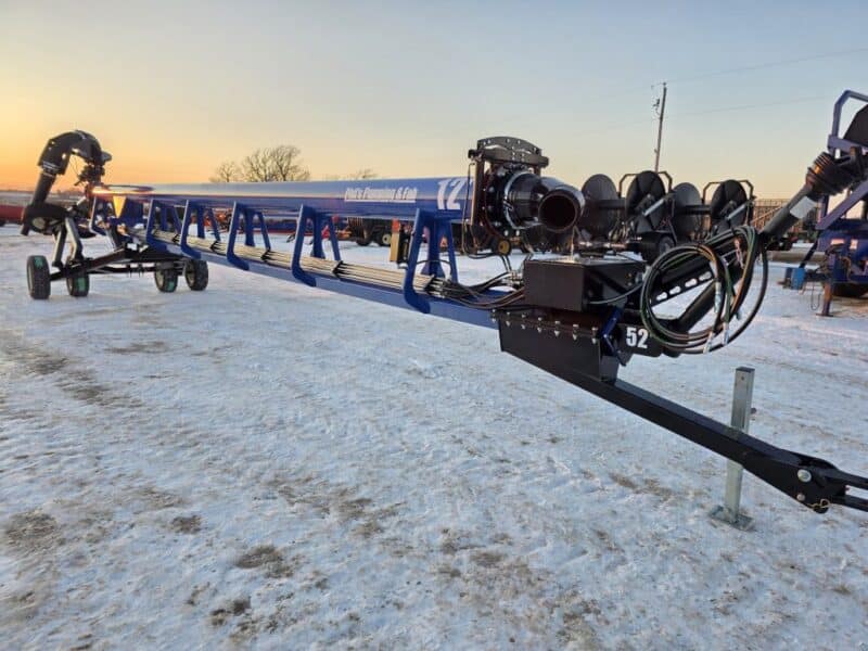 New 52ft Phil’s 12″ Turbo Blaster Lagoon Pump w/ 10″ Agitation Gun & Outrigger Wheels