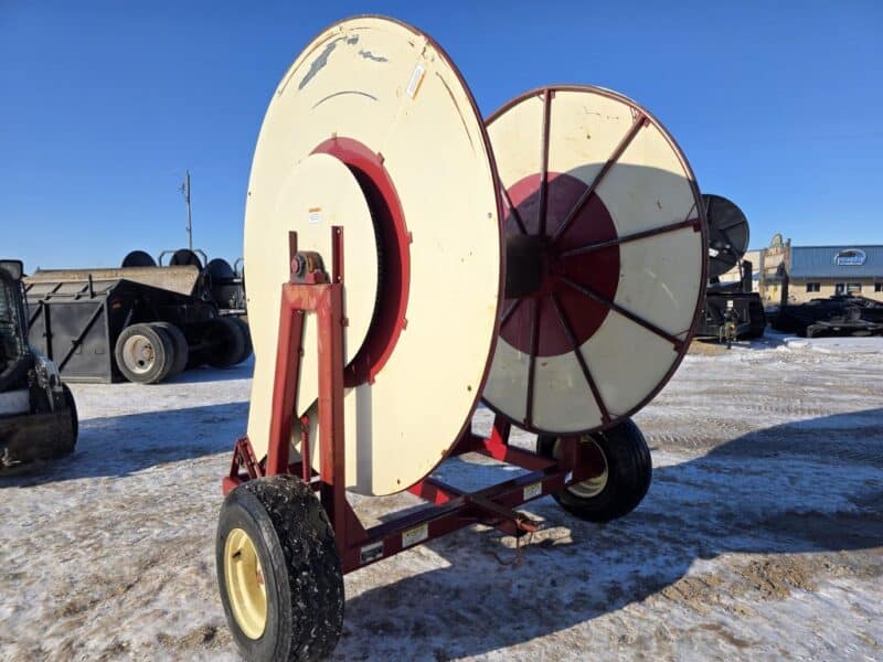 Hydro Single Axle Hose Cart. Hydraulic Drive
