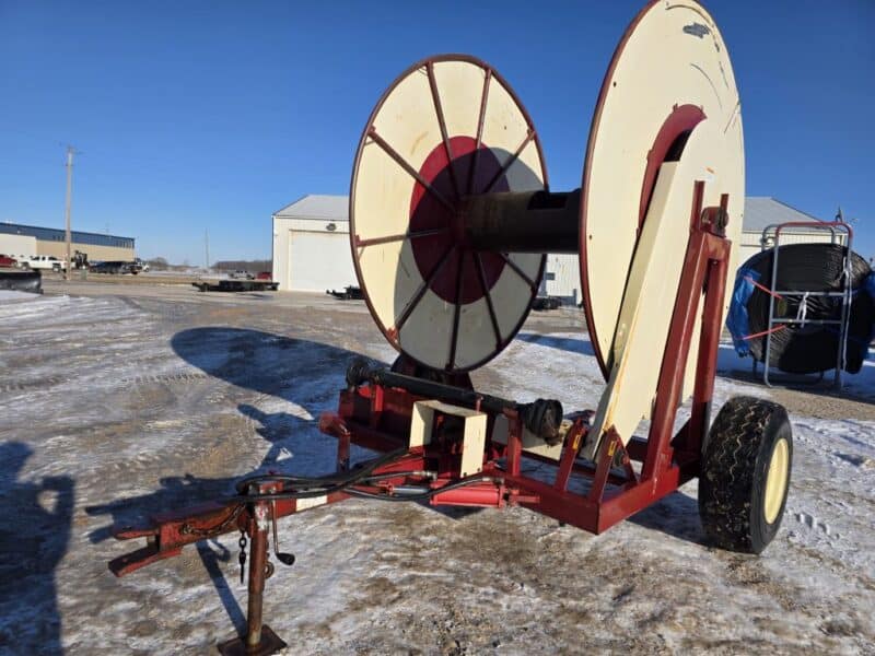 Hydro Single Axle Hose Cart. Hydraulic Drive