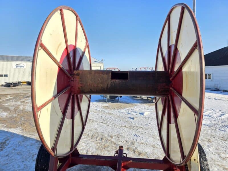 Hydro Single Axle Hose Cart. Hydraulic Drive