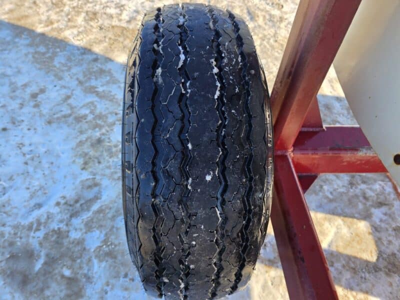 Hydro Single Axle Hose Cart. Hydraulic Drive