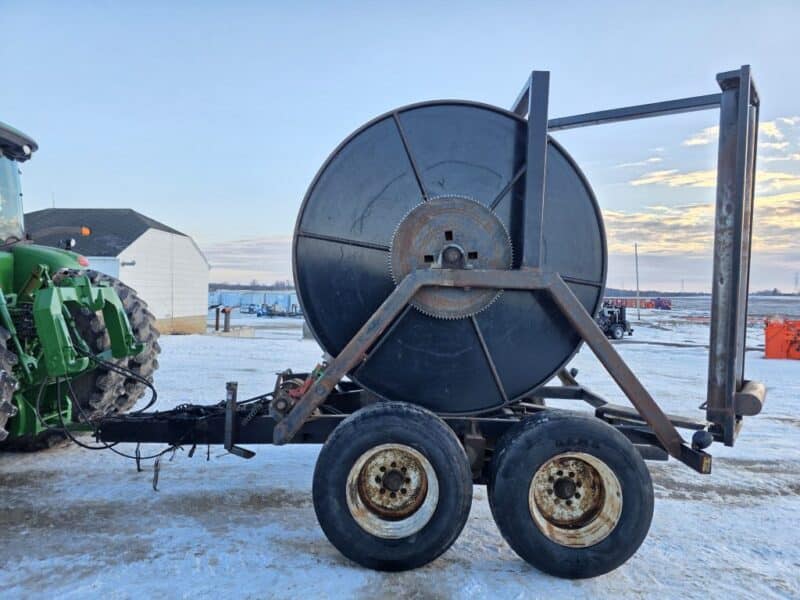 Tandem Axle Hose Cart with Indexer Holds 1 mile of 6″