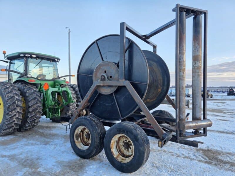 Tandem Axle Hose Cart with Indexer Holds 1 mile of 6″