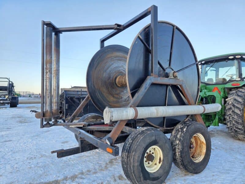Tandem Axle Hose Cart with Indexer Holds 1 mile of 6″