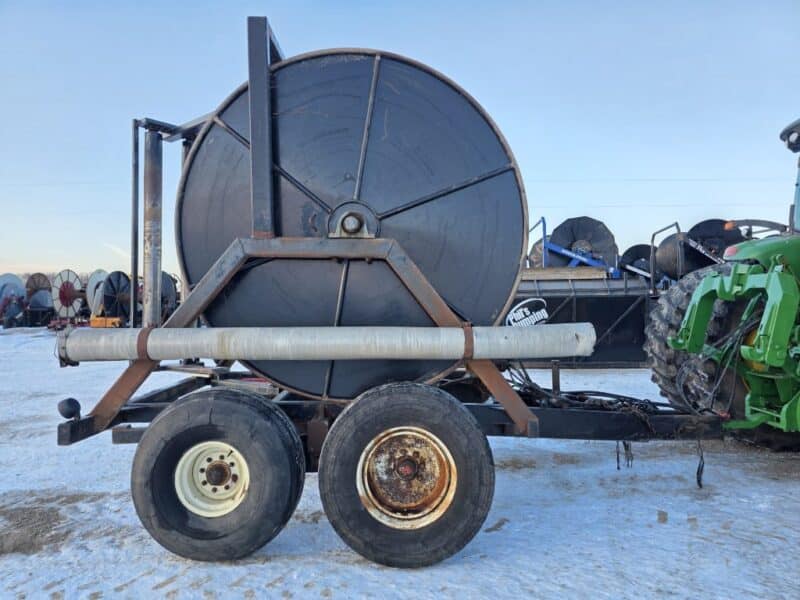 Tandem Axle Hose Cart with Indexer Holds 1 mile of 6″