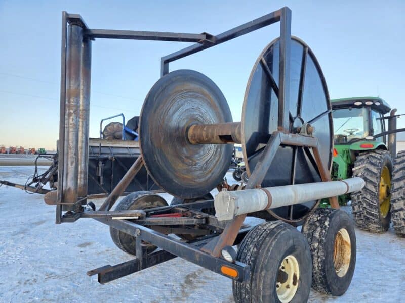 Tandem Axle Hose Cart with Indexer Holds 1 mile of 6″