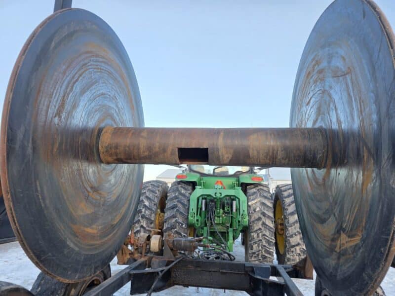 Tandem Axle Hose Cart with Indexer Holds 1 mile of 6″