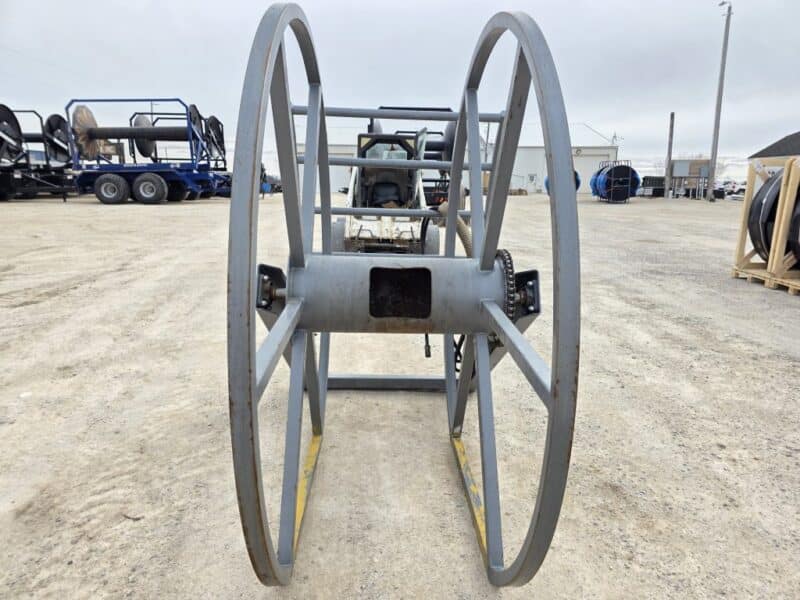 Skid Steer Hose Reel Holds 2000 Ft of 6″