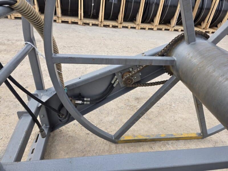 Skid Steer Hose Reel Holds 2000 Ft of 6″