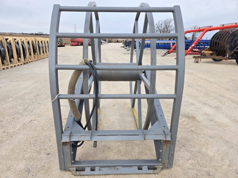 Skid Steer Hose Reel Holds 2000 Ft of 6″