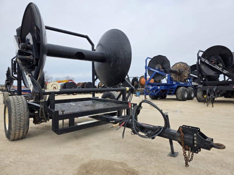 Puck HC16 Hydraulic Driven Hose Cart Holds 1 Mile of 8″ Supply Hose