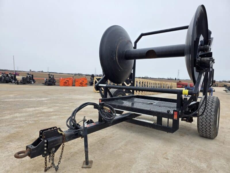 Puck HC16 Hydraulic Driven Hose Cart Holds 1 Mile of 8″ Supply Hose