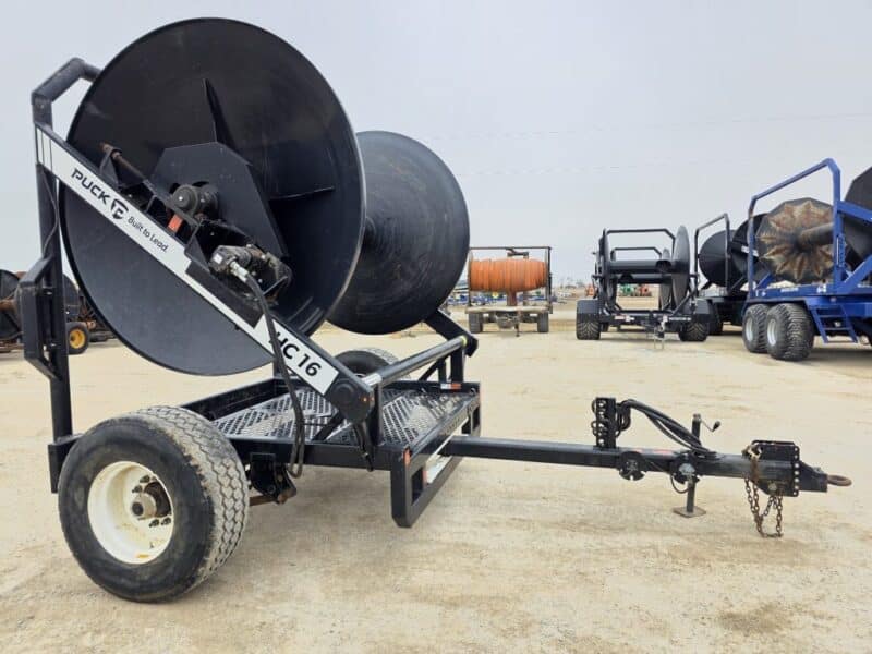 Puck HC16 Hydraulic Driven Hose Cart Holds 1 Mile of 8″ Supply Hose