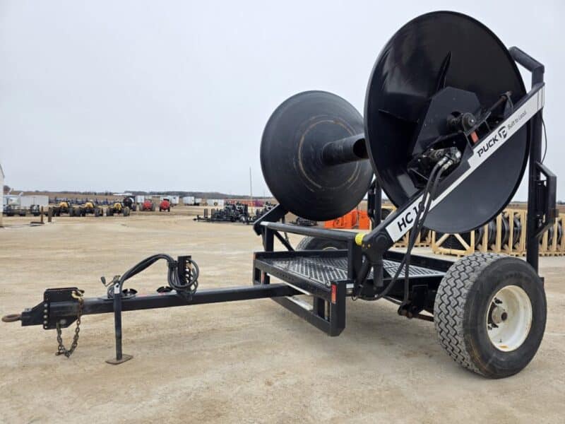 Puck HC16 Hydraulic Driven Hose Cart Holds 1 Mile of 8″ Supply Hose