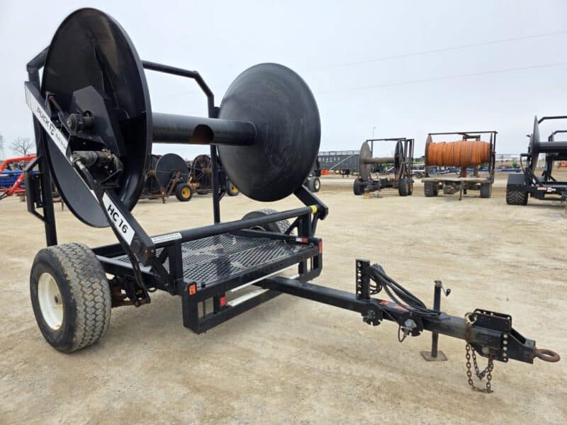 Puck HC16 Hydraulic Driven Hose Cart Holds 1 Mile of 8″ Supply Hose