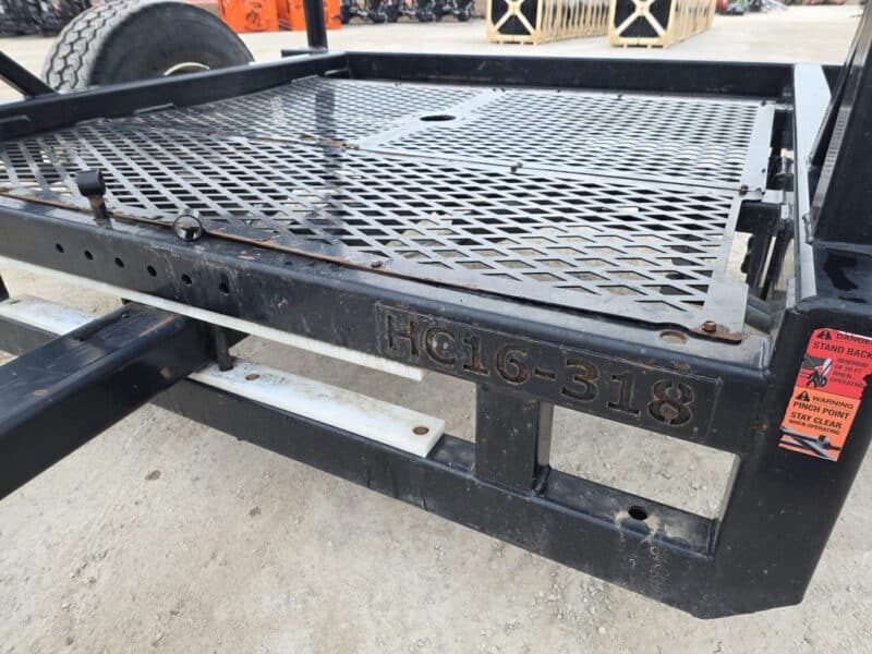 Puck HC16 Hydraulic Driven Hose Cart Holds 1 Mile of 8″ Supply Hose