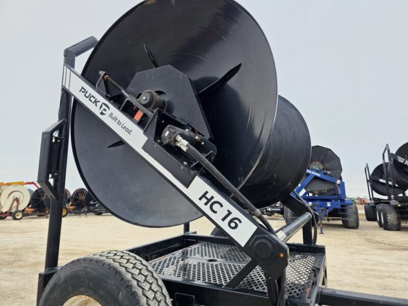 Puck HC16 Hydraulic Driven Hose Cart Holds 1 Mile of 8″ Supply Hose