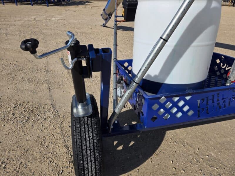 12″ Phil’s Load Stand w.Basket, Foam Injection, Wheel Jacks & Lights.