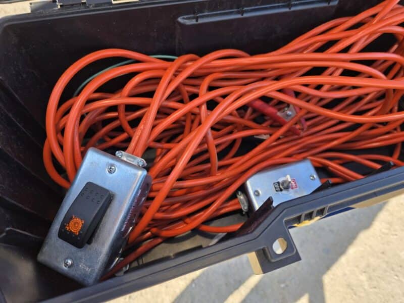 12″ Phil’s Load Stand w.Basket, Foam Injection, Wheel Jacks & Lights.