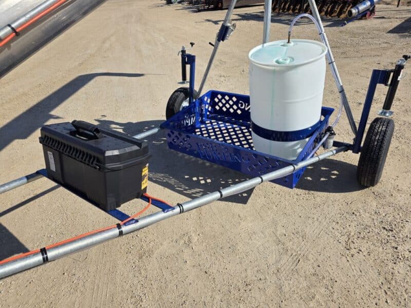 12″ Phil’s Load Stand w.Basket, Foam Injection, Wheel Jacks & Lights.