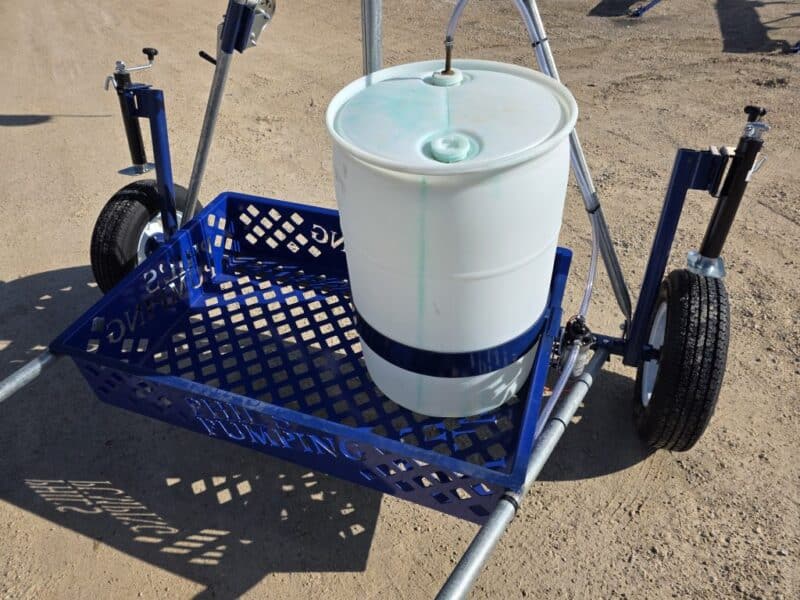 12″ Phil’s Load Stand w.Basket, Foam Injection, Wheel Jacks & Lights.